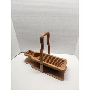 Wooden Fruit Basket Bottle Shaped Decor